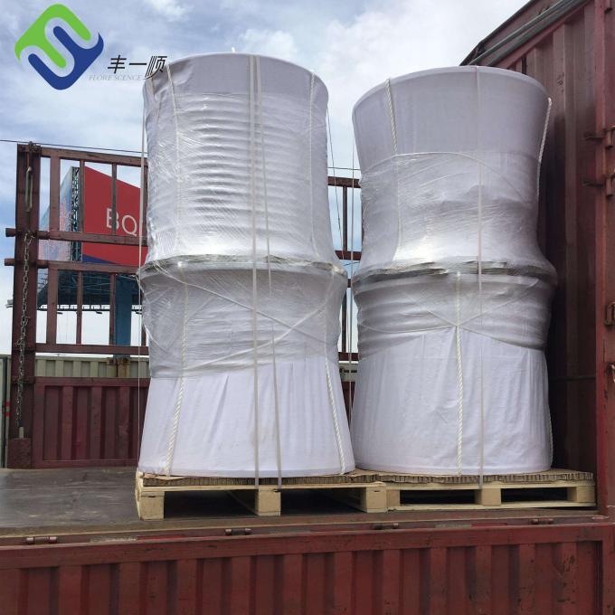 alargamiento bajo Marine Ship Mooring Rope de la cuerda del poliéster del filamento del diámetro 8 de 52m m 4