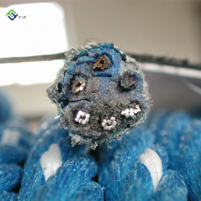 Monofilamento 16m m del polipropileno de los filamentos de la cuerda de alambre de la combinación de la red de pesca 6 1