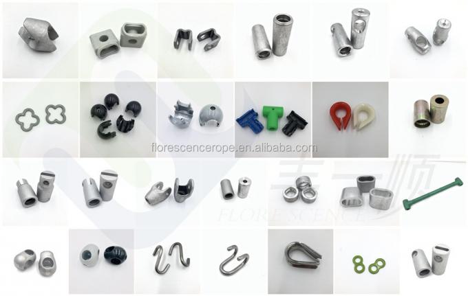 Venta caliente 16mm 6 hebras de cuerda de combinación de PP con núcleo de acero para patio de recreo 5