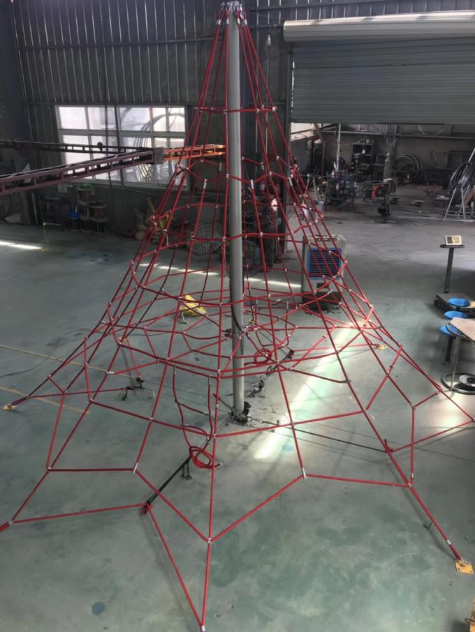 Cuerdas de campo de juego de 6 hebras de PET o PP de 16 mm para redes de escalada 9