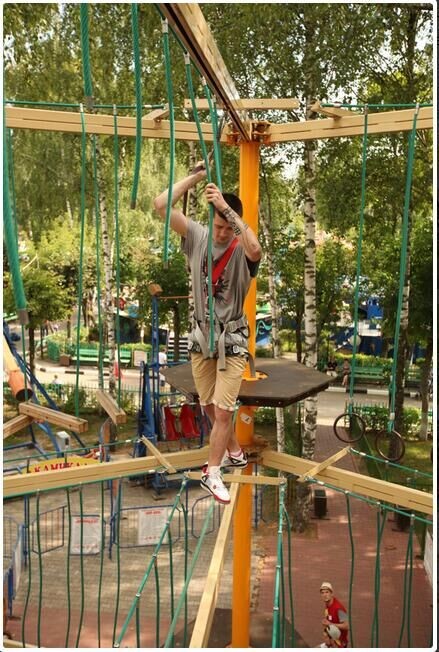 Cuerdas de campo de juego de 6 hebras de PET o PP de 16 mm para redes de escalada 11