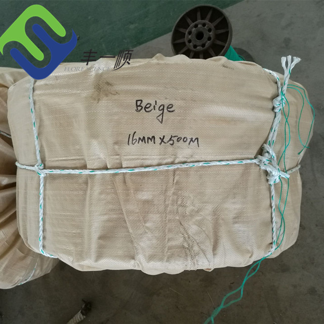 Cuerdas de campo de juego de 6 hebras de PET o PP de 16 mm para redes de escalada 15