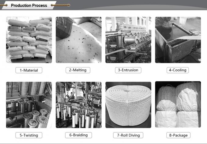 Cuerdas sintéticas UHMWPE de 12 hebras para remolque de cabrestantes de parapente 12