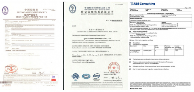 Cuerdas sintéticas UHMWPE de 12 hebras para remolque de cabrestantes de parapente 13