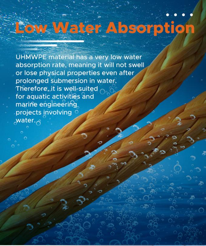 Chaqueta de poliéster de doble trenza de alta resistencia con cuerda de remolque marina Uhmwpe 5