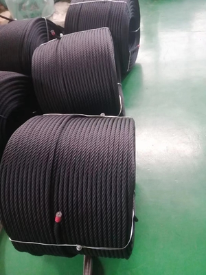 6 hebras 16 mm de cuerda de combinación de PP para el patio de juegos de cuerda al aire libre duradero