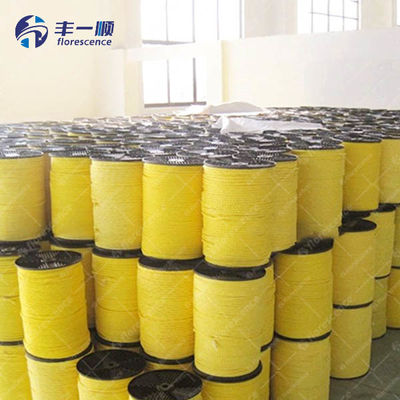 Venta al por mayor de cuerda retorcida de polietileno de 3 hebras de color PE de alta resistencia a la tracción