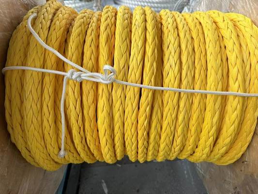 Longitudes de corte personalizadas Resistencia química superior Grado marino UHMWPE Hawser con alta resistencia a la rotura