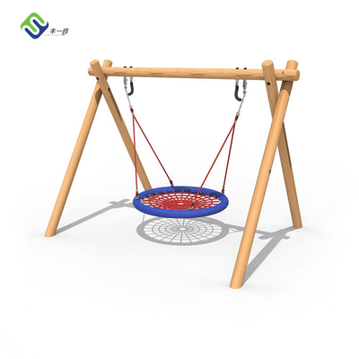 Oscilación Seat el 100cm el 120cm de la web de los niños del oscilación de la jerarquía del pájaro del patio