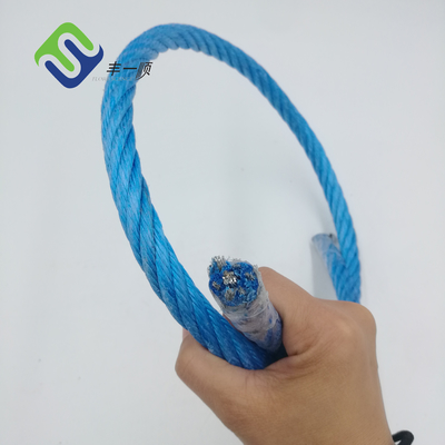 6 cordones trenzados de PP de línea de danilla de combinación de polipropileno