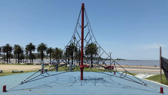 Red que sube de la cuerda al aire libre comercial del patio con diseño modificado para requisitos particulares