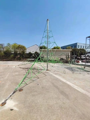 Red que sube de la cuerda al aire libre comercial del patio con diseño modificado para requisitos particulares