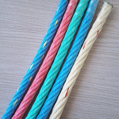 6 cordones trenzados de PP de línea de danilla de combinación de polipropileno