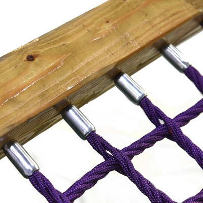 150cm*80cm 6 hebras de poliéster combinación de cuerda Parque de juegos hamaca swing