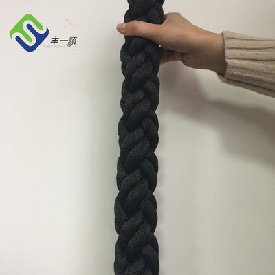 Marine Hawser Line 8 Filamento de cuerda de poliéster 48mmx220m con ojo entrelazado de 1.8m