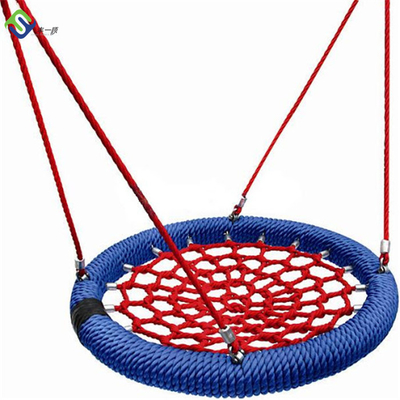 48&quot; Parque de juegos al aire libre de alta resistencia Nido de pájaro de poliéster Swing 120cm para el patio trasero