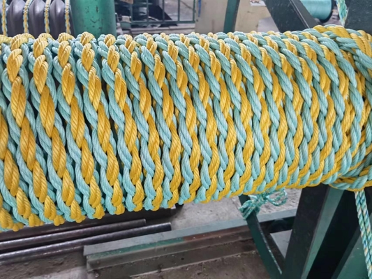 Cuerda de la combinación de 8 PP del filamento para el trabajo de la seguridad que amarra que pesca con red barredera