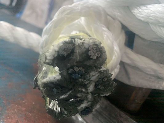 Mar profundo cuadrado Marine Polypropylene Rope de 8 filamentos 48m m con de alta resistencia