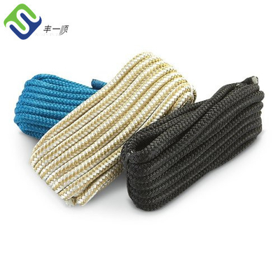 Cuerda de nylon trenzada doble suave 1/4&quot; - 1&quot; cuerda del amarre del barco para el empalme trenzado