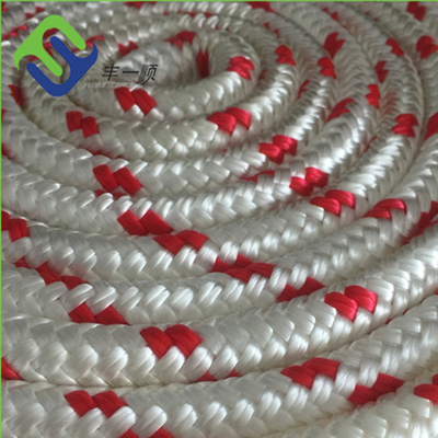 Cuerdas de amarre de velero de nylon doble trenzado de varios colores 6 mm a 50 mm 1/4 &quot; a 2&quot;