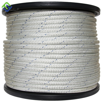 Cuerda de nylon trenzada doble suave 1/4&quot; - 1&quot; cuerda del amarre del barco para el empalme trenzado