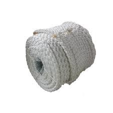 Cuerdas de monofilamento de PP blanco de 8 hebras de 60 mm x 100 m para amarre de buques
