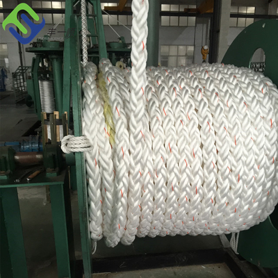80mmx220m Polyamida de nylon cuerda trenzada con bucle entrelazado en cada extremo
