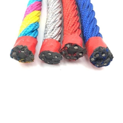Cuerdas de campo de juego de 6 hebras de PET o PP de 16 mm para redes de escalada