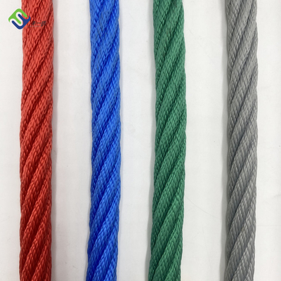 Color personalizado 16 mm de poliéster combinación de cuerda de parque infantil para la escalada Red de cuerda