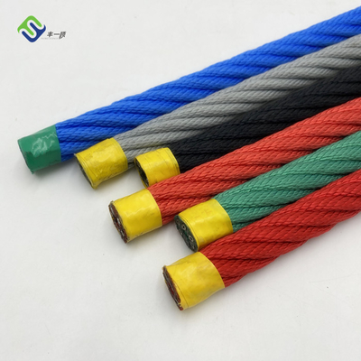 Color personalizado 16 mm de poliéster combinación de cuerda de parque infantil para la escalada Red de cuerda