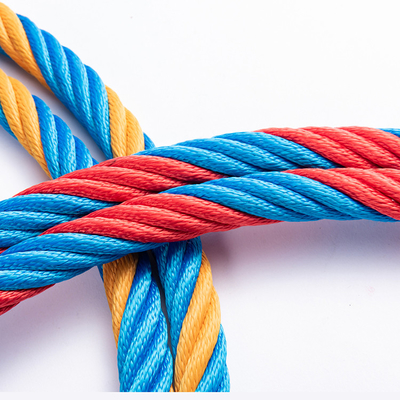 Cuerdas de combinación de polipropileno poliéster nylon 6 hebras para niños swing y redes