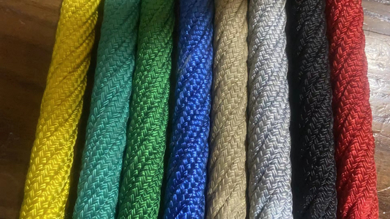 Colores mixtos 18mmx250m Parque de juegos de escalada combinación de cuerda de alambre con 6x19 FC