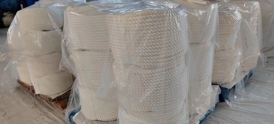 3 hebras cuerda de fibra de nylon retorcida cuerda de elevación de nylon cuerda marina de nylon