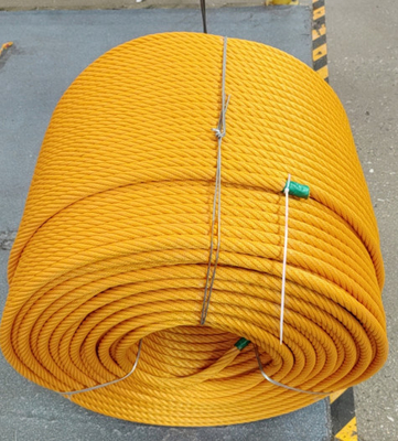 Cuerdas de alambre de combinación de poliéster y polipropileno de 6x8 FC para cuerdas de escalada de patio de juegos