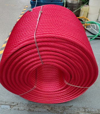 Cuerdas de alambre de combinación de poliéster y polipropileno de 6x8 FC para cuerdas de escalada de patio de juegos