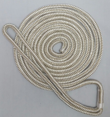1/2 ′′ X 15 ′′ Líneas de muelle Marino doble trenzado de nylon línea de muelle con 12 ′′ ojo