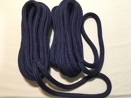 1/2 ′′ X 15 ′′ Líneas de muelle Marino doble trenzado de nylon línea de muelle con 12 ′′ ojo