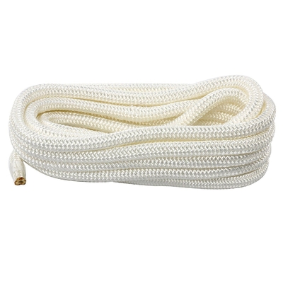 56 mm de alta resistencia de los suministros marinos Blanco de nylon doble cuerda trenzada