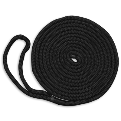 56 mm de alta resistencia de los suministros marinos Blanco de nylon doble cuerda trenzada
