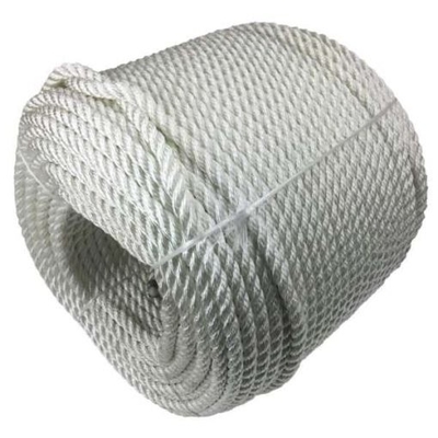 3 hebras Torcido 4mm-60mm Nylon Ship Mooring Rope Polyamide Yacht de vela cuerda con múltiples colores