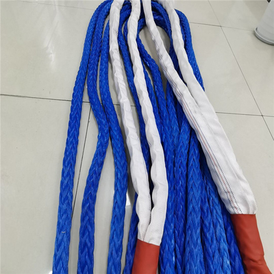 Cuerdas sintéticas UHMWPE de 12 hebras para remolque de cabrestantes de parapente
