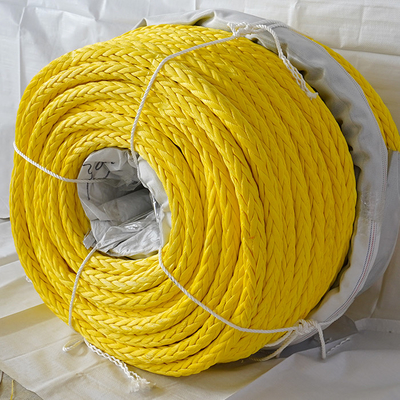 36mmx220m HMPE Spectra cuerda de amarre 12 hebras UHMWPE cuerda de remolqueHMPE cuerda de remolque