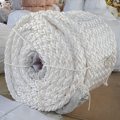 8 hebras de cuerda trenzada de poliamida de nylon de 64 mm x 220 m con bucle entrelazado en cada lado