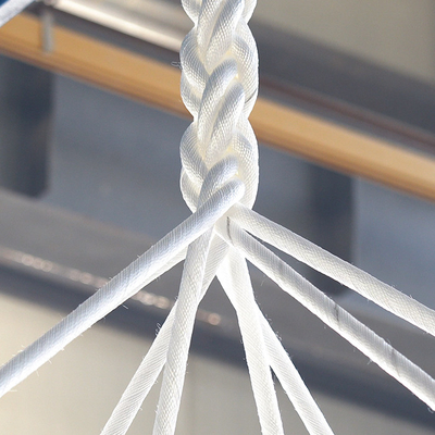 8 hebras de cuerda trenzada de poliamida de nylon de 64 mm x 220 m con bucle entrelazado en cada lado