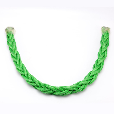Color verde 44mmx500m 8 hebras de alambre de combinación de PP para aguas profundas