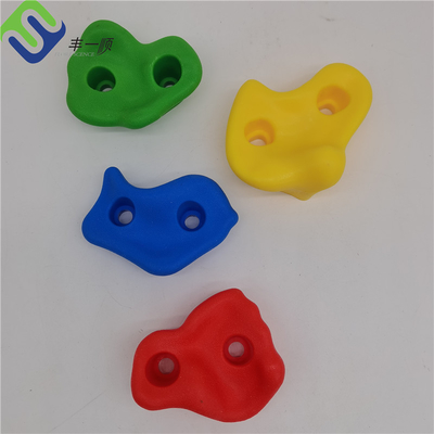 Puertas de escalada de plástico multicolor para niños Parque de juegos Pared de escalada