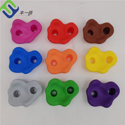 Puertas de escalada de plástico multicolor para niños Parque de juegos Pared de escalada