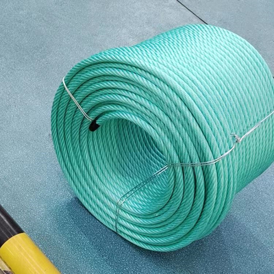 6 hebras de 18 mm x 500 m de cuerda de cables de combinación de PP y PE para buques de pesca remolcadores