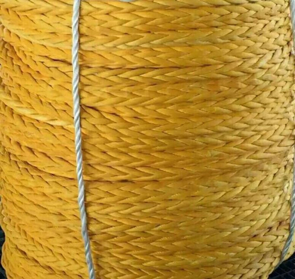 Alta resistencia 10 mm 12 mm 12 hebra Uhmwpe Fibra de la horquilla línea de trenza de la vela marina de la cuerda de barco