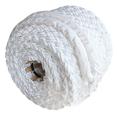 8 hebras de cuerda de polipropileno trenzada cuerda flotante de fibra marina de amarre 48 mm